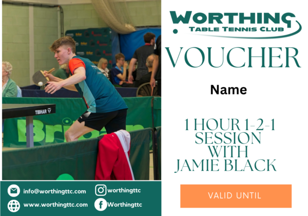 1-2-1 Voucher - Jamie Black