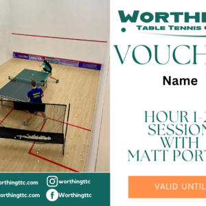1-2-1 Voucher - Matt Porter
