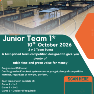 WTTC Junior Team 1 star October